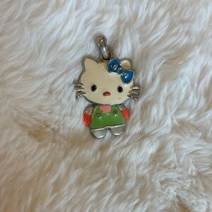 Hello Kitty Pendant Blue Bow Moves NEW